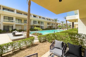 The Poolside Swanky Studio @ G Cribs (B14-G10 ) | Pool - Refreshed & Uplifted 2 BDR @ G Cribs (El Gouna)