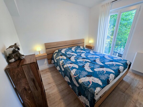 1 chambre, accès au Wi-Fi (inclus), literie fournie