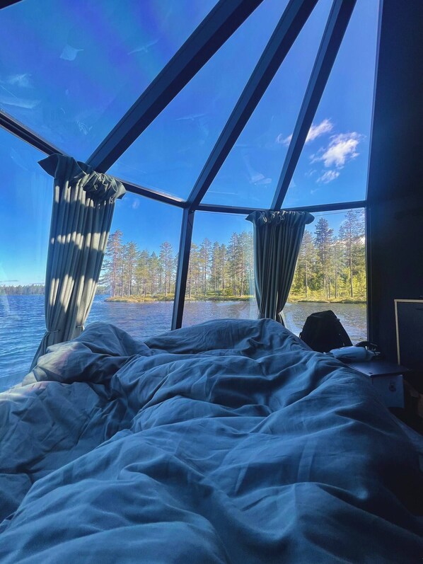 Mökki, 1 makuuhuone, parveke | 1 makuuhuone