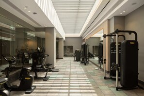 Basic Apartment | Fitness facility - The Axis Luxe Loft 1 BDR @ Al Jazi New Cairo (New Cairo)