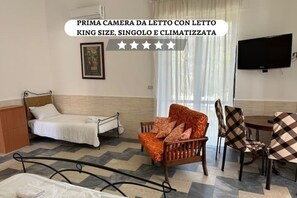 Iron/ironing board, WiFi, bed sheets