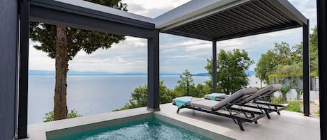 Indoor pool, a heated pool