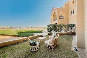 Eenvoudig appartement | Terras