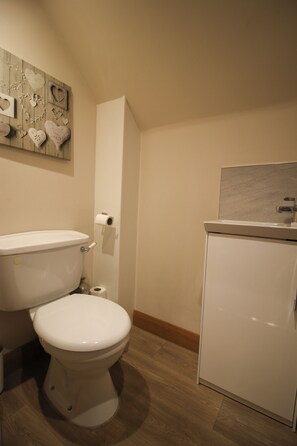 Habitación doble (Super King Sherwood Suite) | Baño | Secadora de cabello, batas, toallas 