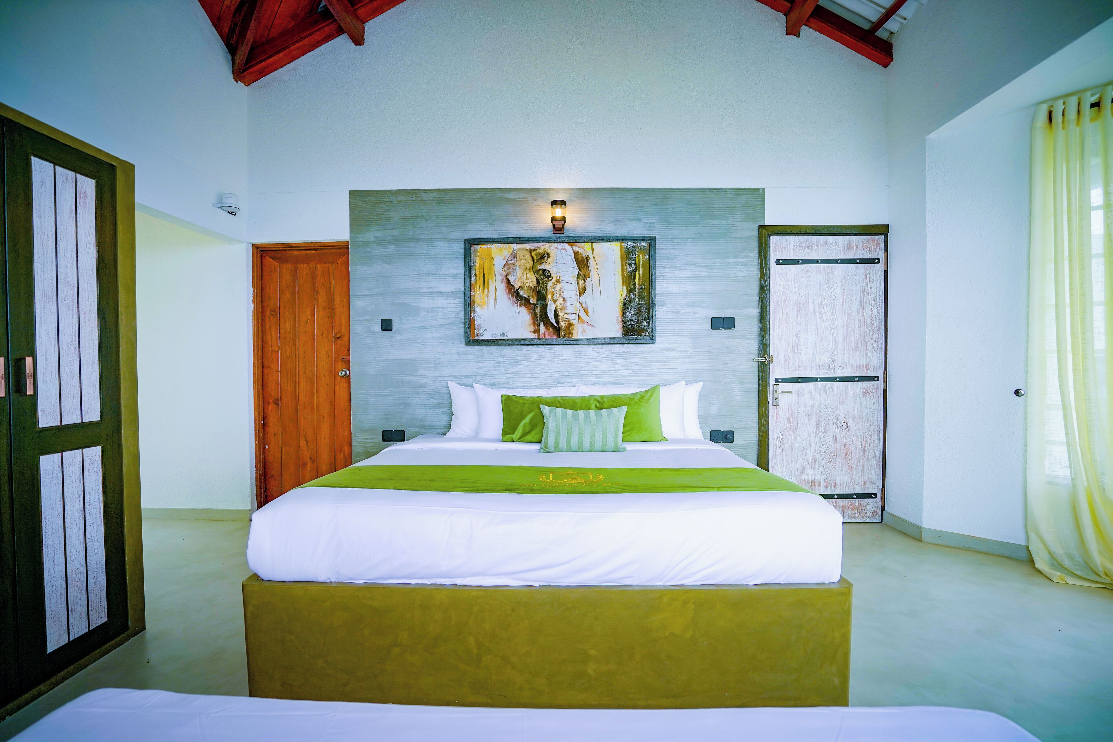 Premium bedding, memory-foam beds, individually decorated