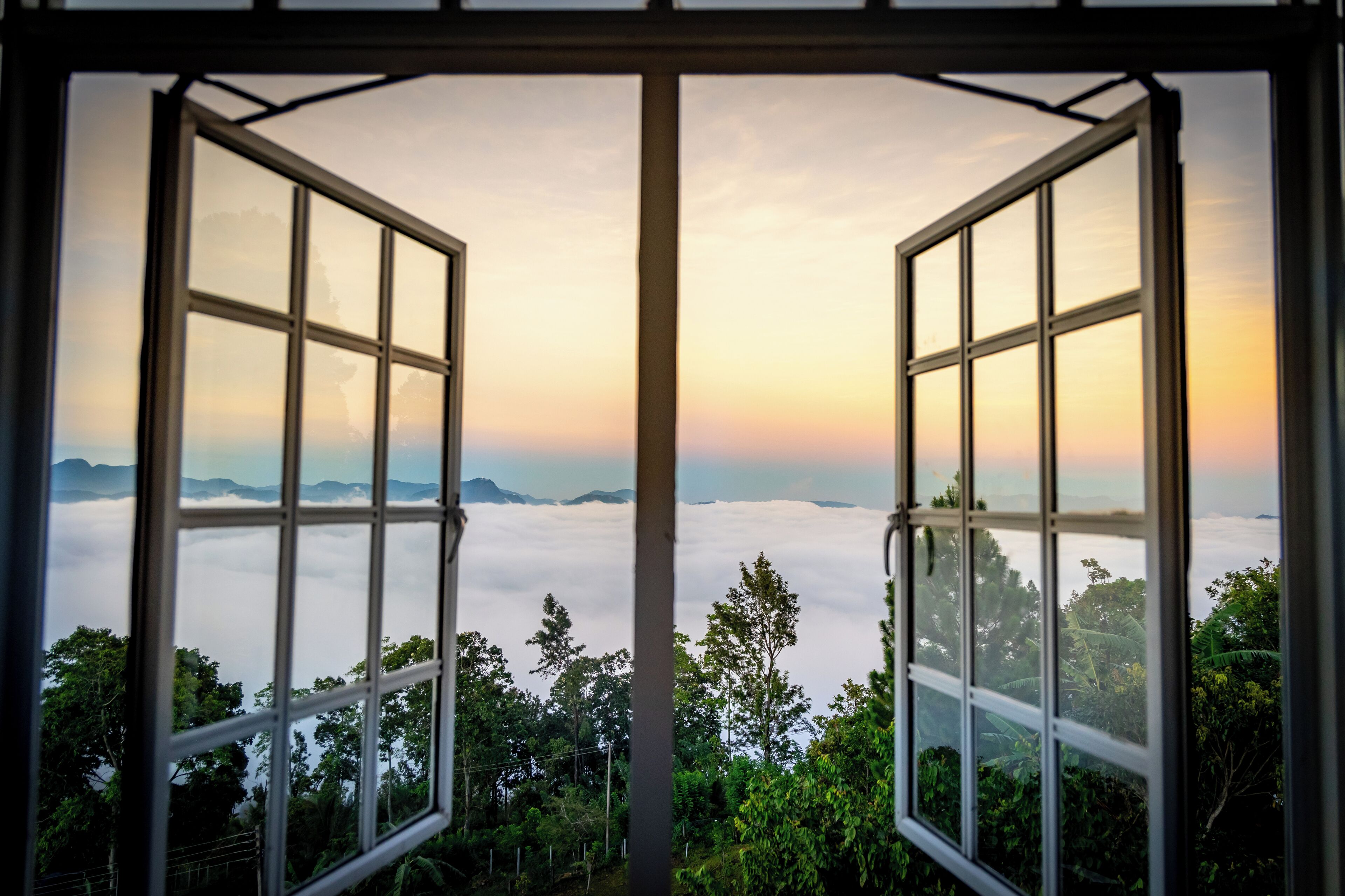 Vue sur les montagnes