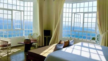 Premium bedding, memory foam beds, individually decorated