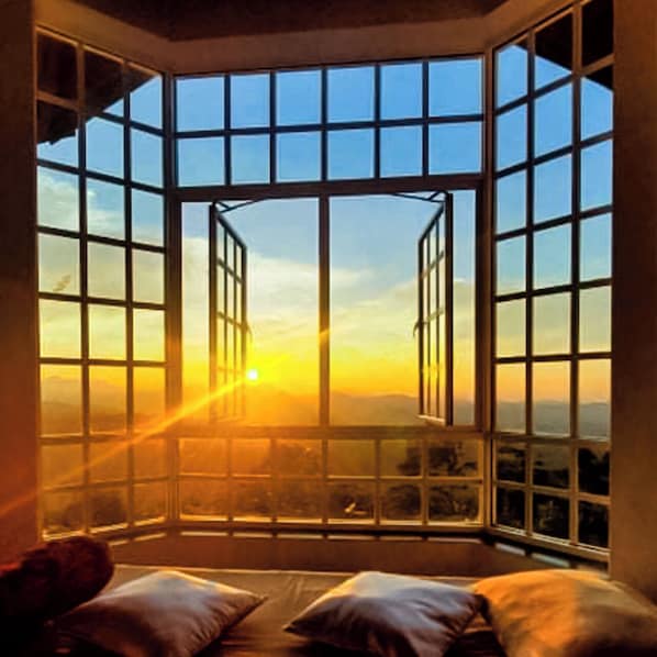 Utsikt fra overnattingsstedet