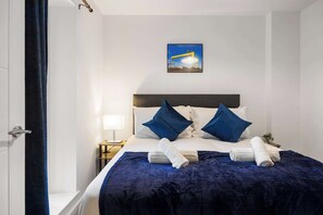 Stocked with plates, dishes, glassware and cutlery  - East Village 1-Bed | Private Patio | Spa Nearby (Belfast)