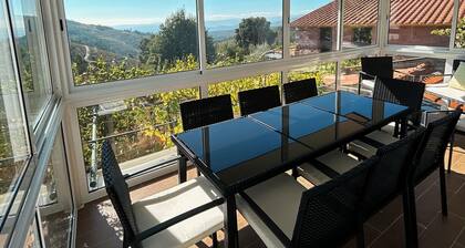 Maison de campagne 'Vale Dos Vascos' avec vue sur la montagne, Wi-Fi et climatisation