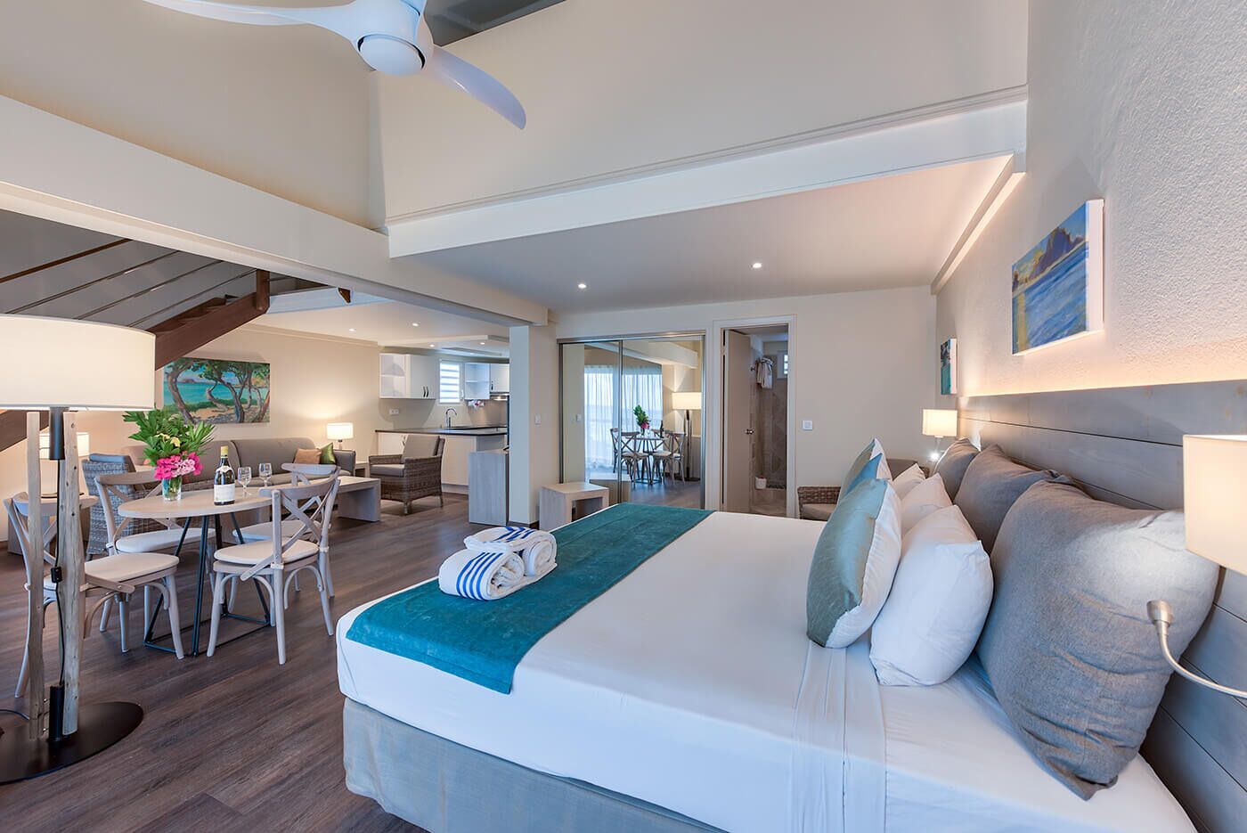 1 多间卧室、熨斗/熨衣板、免费 WiFi、床单