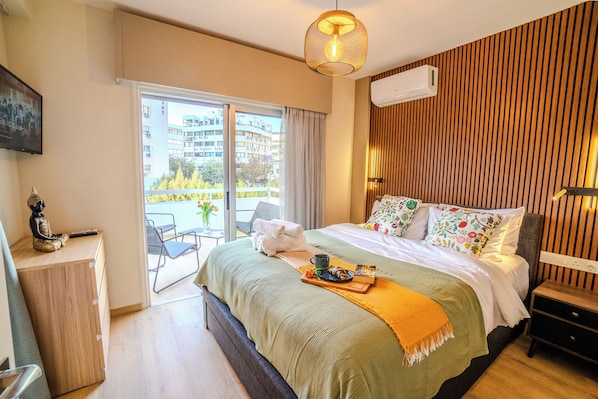 1 chambre, fer et planche à repasser, Wi-Fi, draps fournis