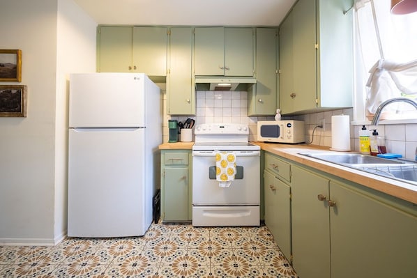 Cottage Deluxe, vue jardin | Cuisine privée