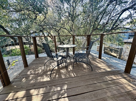 Appartement Duplex Deluxe, salle de bains attenante, vue jardin | Terrasse/Patio