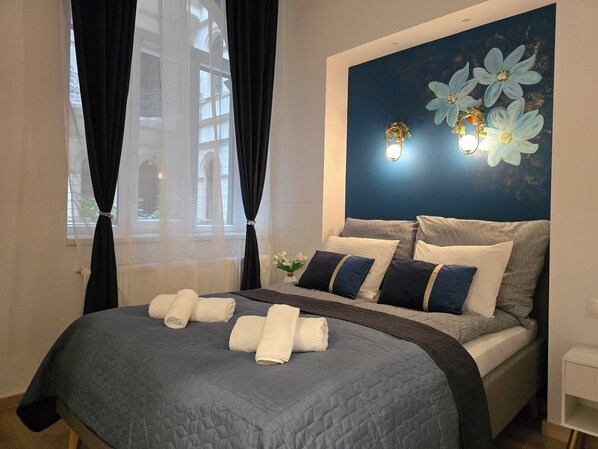 2 chambres, fer et planche à repasser, lit parapluie, Wi-Fi gratuit