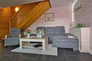 TV connectée, cheminée
