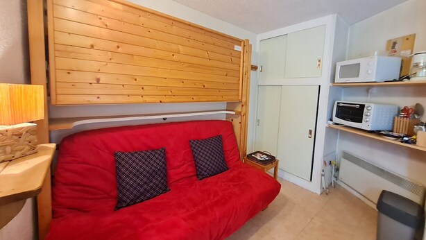 Apartment | Living room - Compact Retreat in Les Deux Alpes (Les Deux Alpes)