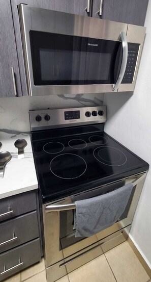 Microwave, oven, stovetop