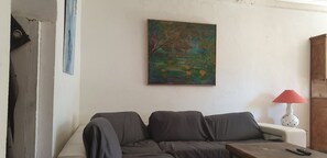 Fernseher, Kamin