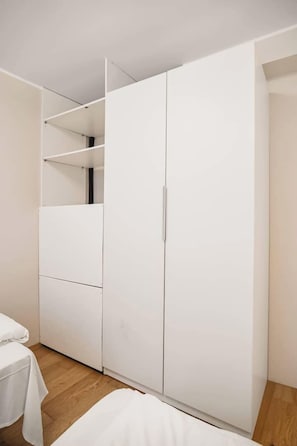 Blackout curtains, iron/ironing board, cots/infant beds, free WiFi