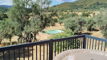 Family Villa, 1 Queen Bed with Sofa bed, Kitchen, Pool View | View from room