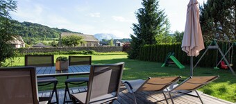 Entire chalet with indoor pool jacuzzi sauna steam room