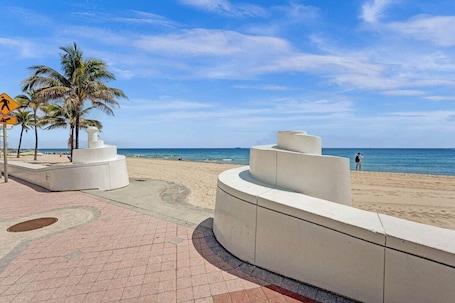 Vista a la playa o al mar