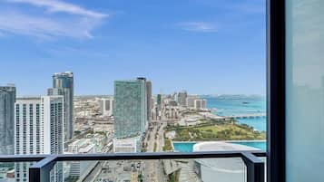 Uitzicht vanaf balkon