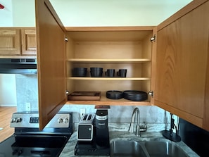 Microwave, oven, stovetop
