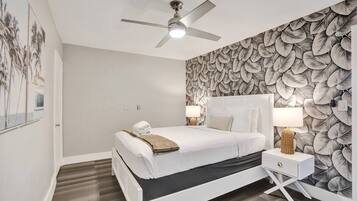 Classic Double Room, 2 Queen Beds | Iron/ironing board, free WiFi