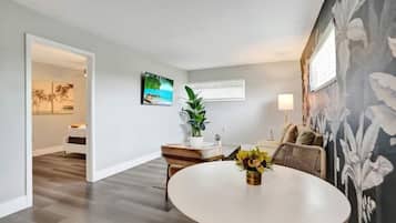 Doppia Classic, 2 letti queen | Area soggiorno