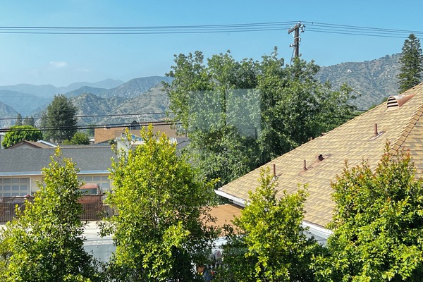 Blick von der Unterkunft