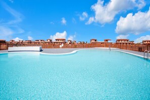 Pool - Vacation Home 'Vanilla Ocean' with Sea View, Shared Pool and Wi-Fi (LAJARES (LA OLIVA))