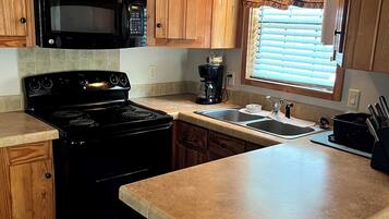 Microwave, oven, stovetop