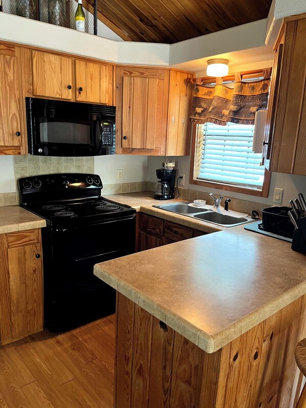 Microwave, oven, stovetop