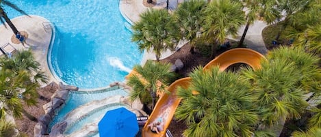 Una piscina riscaldata