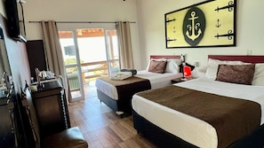 Superior Suite, Sea View | Individually decorated, blackout drapes, free WiFi, bed sheets