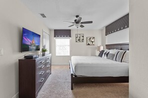 5 bedrooms, iron/ironing board, WiFi, bed sheets