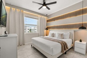 3 bedrooms, iron/ironing board, WiFi, bed sheets