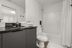 Hair dryer, towels