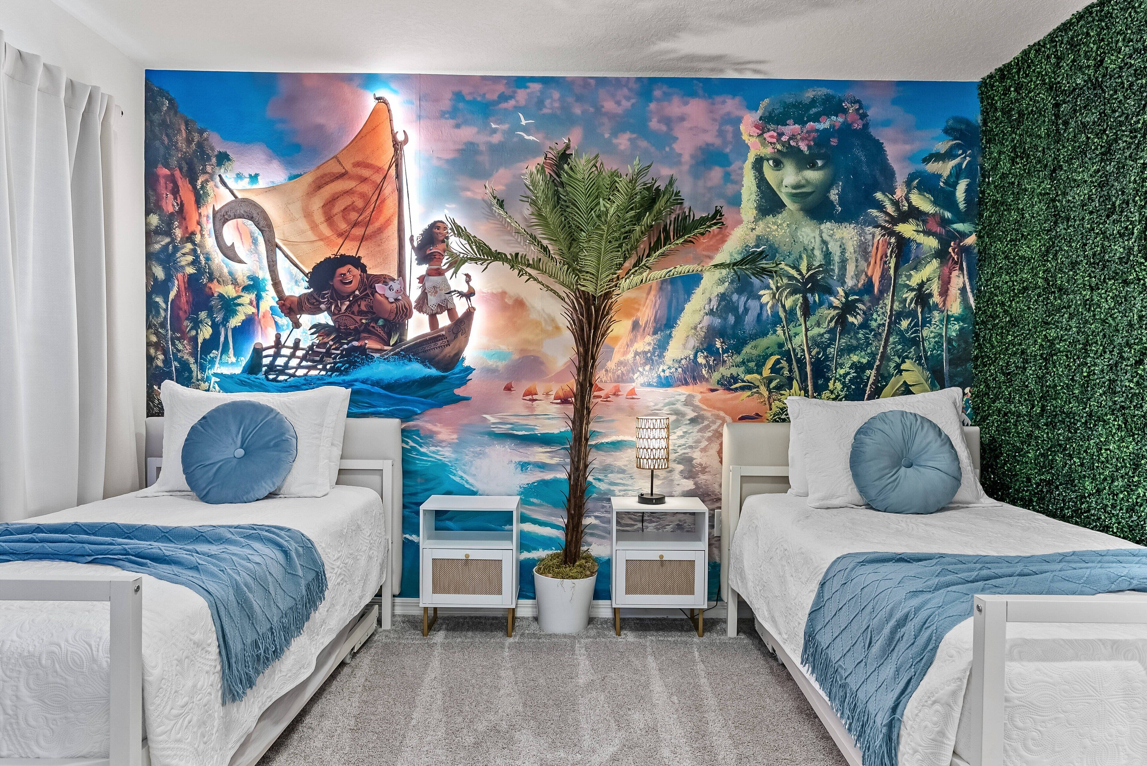 5 habitaciones, tabla de planchar con plancha, wifi y ropa de cama 