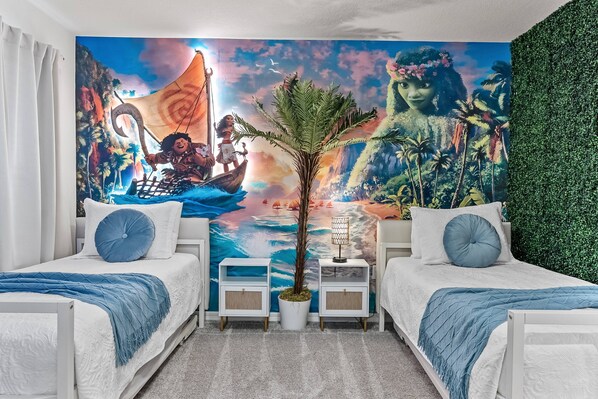 5 bedrooms, iron/ironing board, WiFi, bed sheets