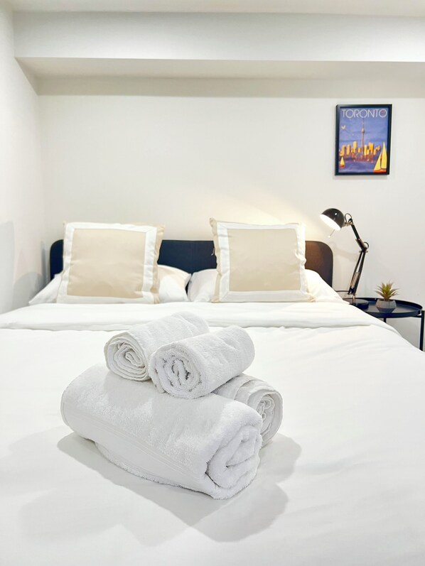 1 slaapkamer, een bureau, een strijkplank/strijkijzer, gratis wifi