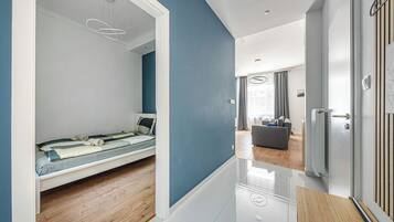 1 Schlafzimmer, Zimmersafe, Bügeleisen/Bügelbrett, Reisekinderbett
