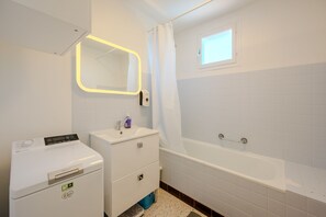 Hair dryer, towels