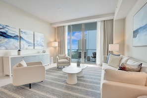 Condo, 2 Bedrooms, Kitchen, Ocean View | Living area