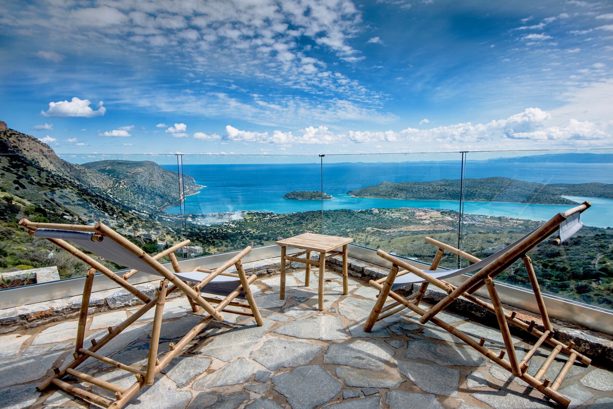 Villa, 5 Schlafzimmer, eigener Pool, Meerblick | Balkon