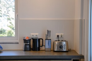 Villa, 5 Bedrooms, Private Pool, Sea View | Private kitchen | Microwave, espresso maker, coffee/tea maker, electric kettle