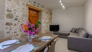 Living room - View Mare Maroulas Villa (Rethymno)