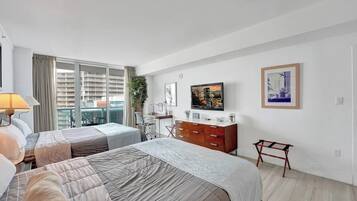 Classic-Apartment, 2 Queen-Betten | Bügeleisen/Bügelbrett, kostenloses WLAN